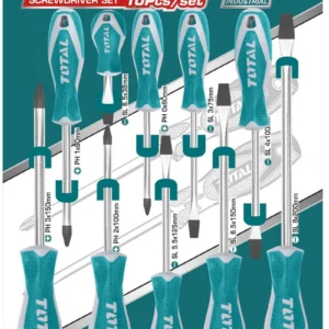 Set 10 surubelnite TOTAL Industrial - Cr-V