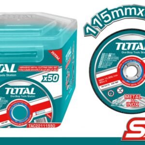 Set 50 discuri abrazive taiere metal, 115mm, Total