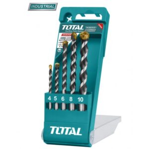 Set burghie pentru beton: 5 buc, Total