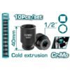 Set chei tubulare de impact, 10 buc,24 mm, Total