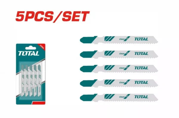 Set lame fierastrau pendular TOTAL pentru metal 76 mm - 5 buc
