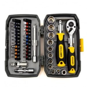 Trusa tubulare 12 pini 4-13 CRV, 1/4 inch, cu biti S2