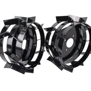 Roți Metalice Wolfson pentru Motocultor și Motosapă | Aderentă Superioară pe Teren Dificil