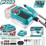Total Rotativ Multifuncțional electric, 20V, 1x2Ah, cu control de viteză