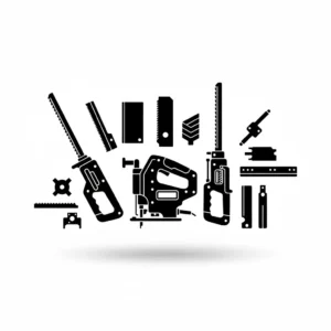 Accesorii pentru tăiere cu fierăstrău vertical și sabie