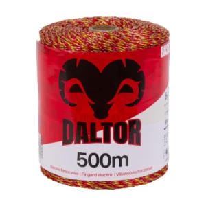 Fir gard electric DALTOR BASIC 500m, 6 lițe, 90kg, 2mm